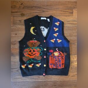 Halloween Themed Knit Vest